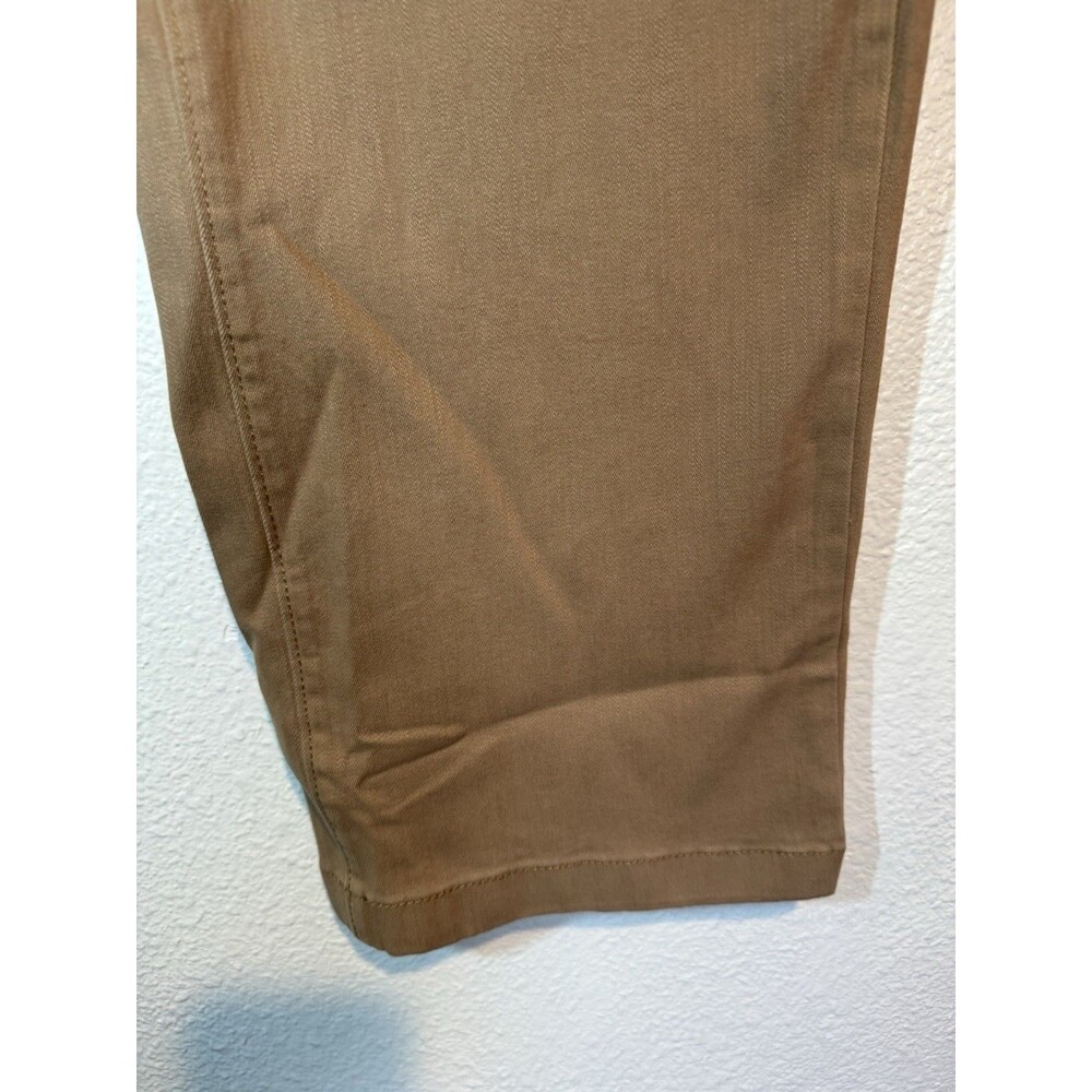 Ella Moss Womens Pants Brown Cropped Wide Leg Pockets High-Rise Belt Loops Sz 6 - Picture 6 of 16